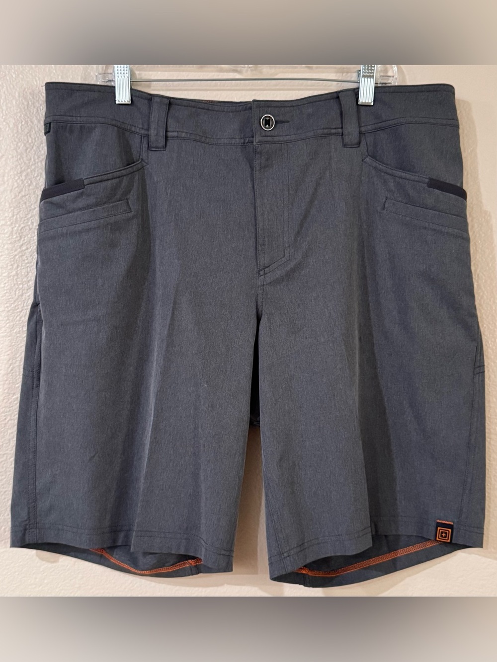 5.11 Tactical Apex Performance Utility Shorts Charcoal Grey Men 40 No Size Tag